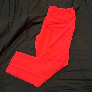 Womens Hot Pink Ankle Pant